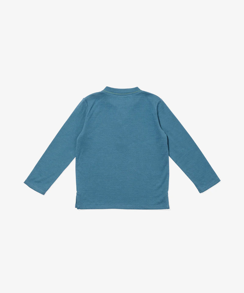 Henley T-Shirt | Petrol