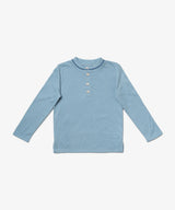 Henley T-Shirt | Dusty Blue