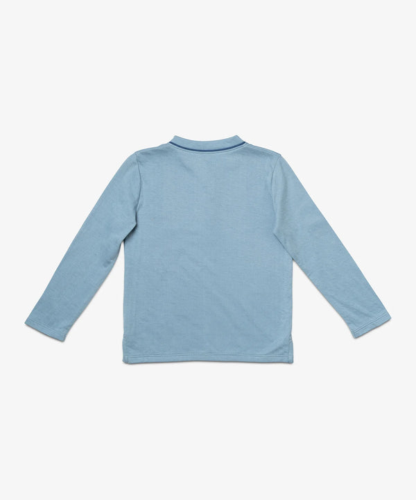 Henley T-Shirt | Dusty Blue