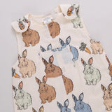 Baby Boys Noah Jumper | Blue Vintage Bunnies