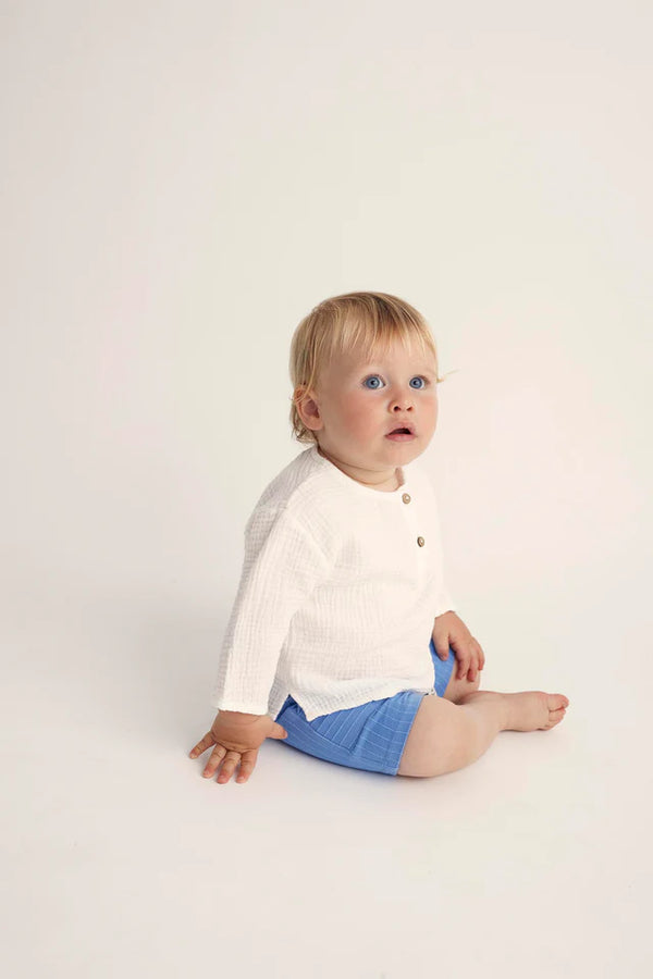 Baby Soft Gauze Shirt | Ivory