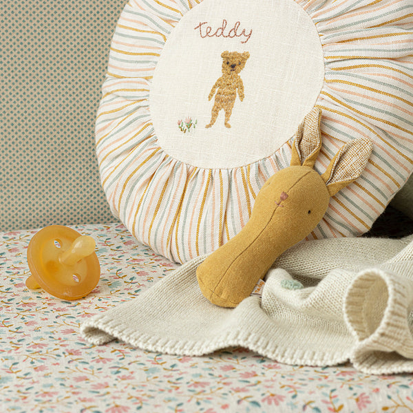 Lullaby Friends | Bunny Rattle | Dusty Yellow