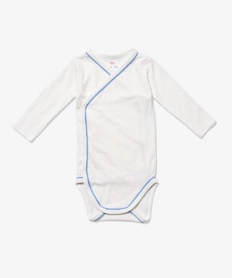Crossbody One-piece | Blue Piping