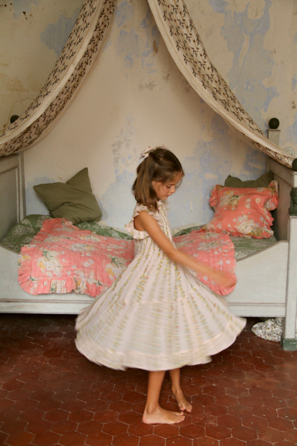 Ibiza Dress Farandole | Flowers Print Crepe