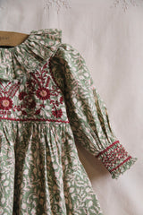 Iris Tunic | Leaf Block Print