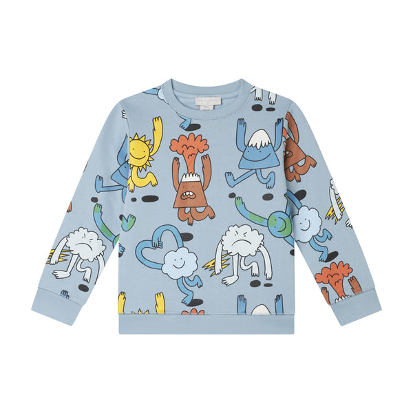 Boy Earth Characters Sweatshirt