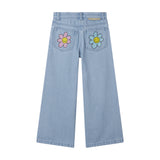 Mid-Rise Wide-Leg Denim Jeans