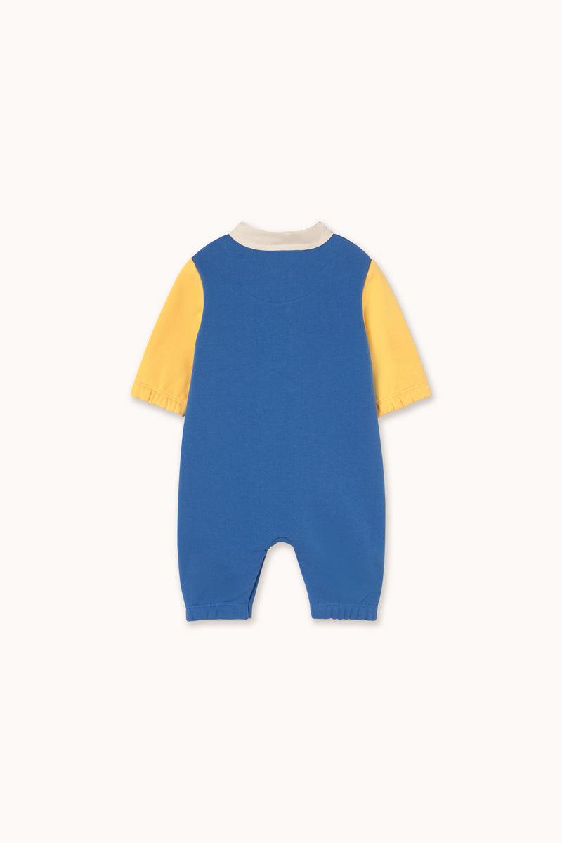 Color Block Polo One Piece