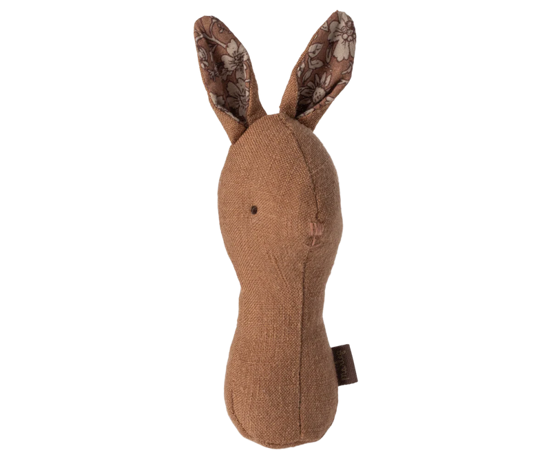 Lullaby Friends Bunny Rattle | Chocolate
