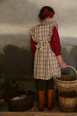 Apron Dress | Tapestry Pink Stripe Print