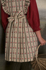 Apron Dress | Tapestry Pink Stripe Print