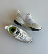 Veja - Canary Elastic Laces Alveomesh - White Pierre