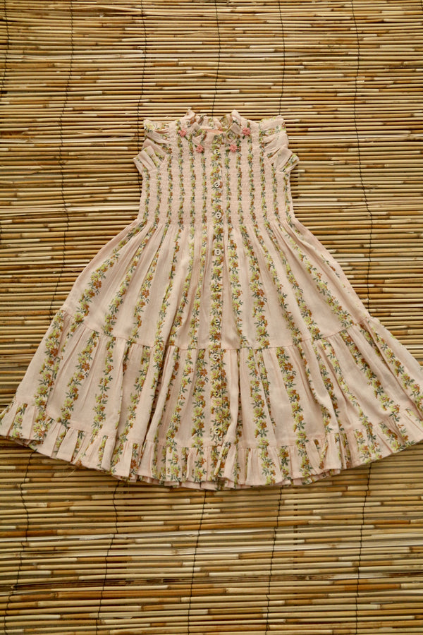 Ibiza Dress Farandole | Flowers Print Crepe