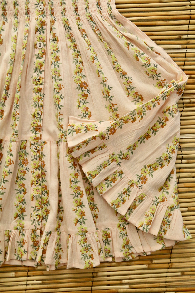 Ibiza Dress Farandole | Flowers Print Crepe