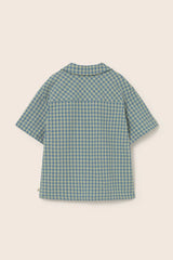 Jay Shirt | Blue Gingham Cotton