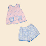 Juni Short Set | Studio Calico Pink/Studio Floral