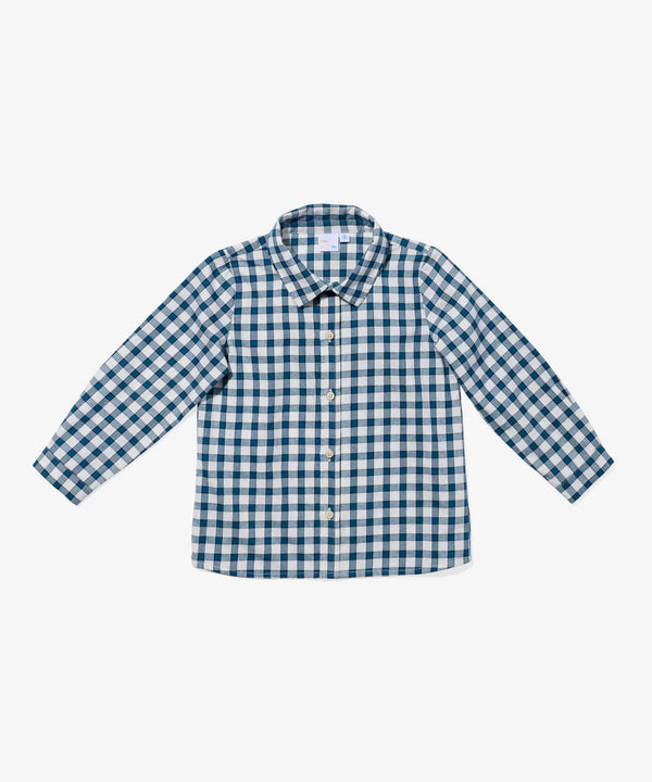 Jeffie Shirt | Blue Picnic Check