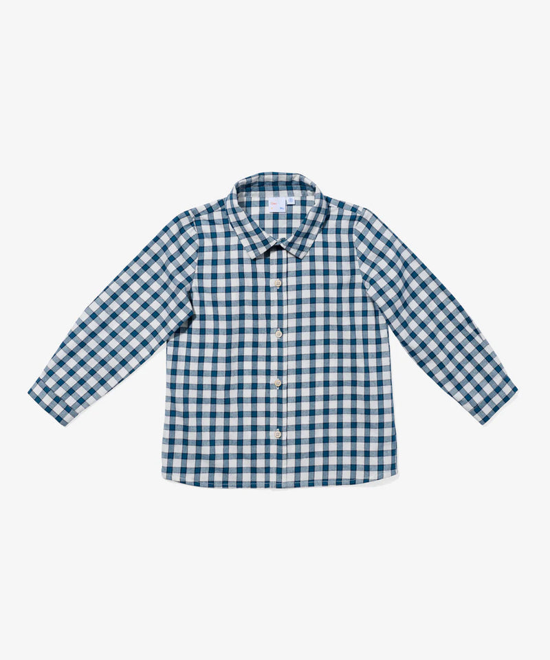 Jeffie Shirt | Blue Picnic Check