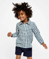 Jeffie Shirt | Blue Picnic Check