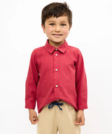 Jeffie Shirt | Holiday Red Plaid