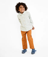 Jeffie Shirt | Sage Chevron Stripe