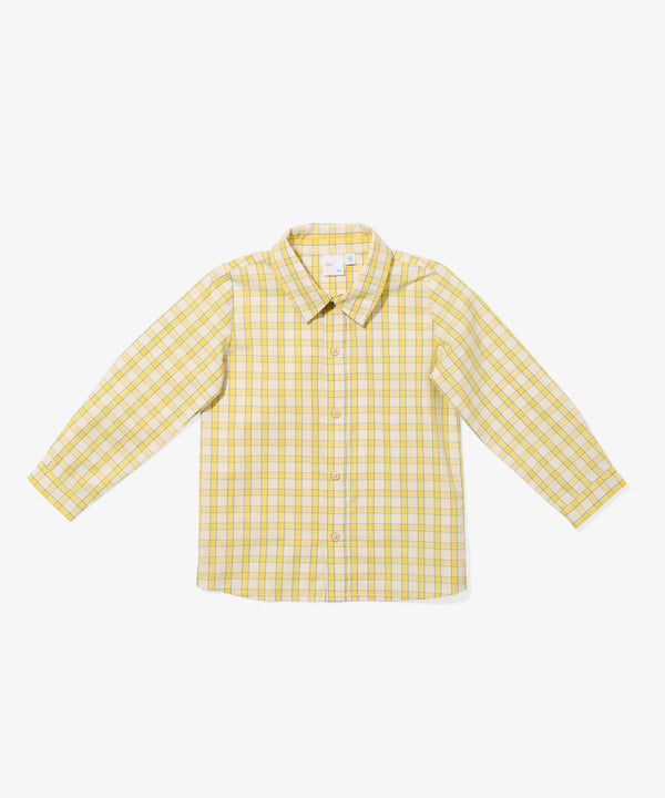 Jeffie Shirt | Yellow Picnic Check