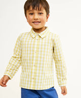 Jeffie Shirt | Yellow Picnic Check