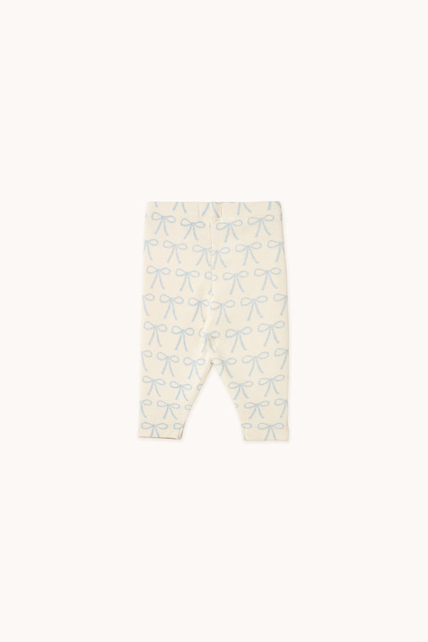 Bows Baby Rib Pant | Offwhite