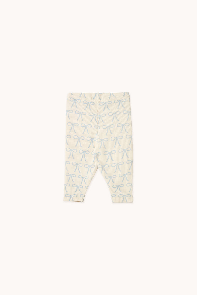 Bows Baby Rib Pant | Offwhite