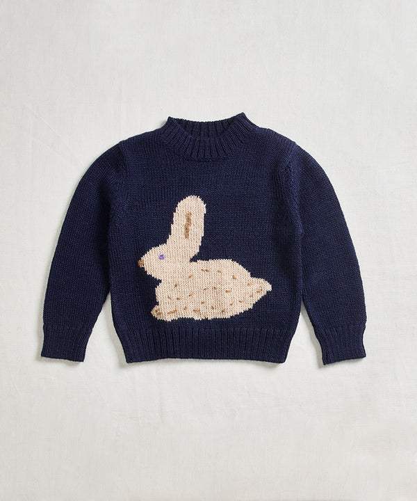 Intarsia Sweater | Indigo Bunny