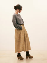 Women's Karla Flower Skirt | Mustard