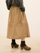 Women's Karla Flower Skirt | Mustard