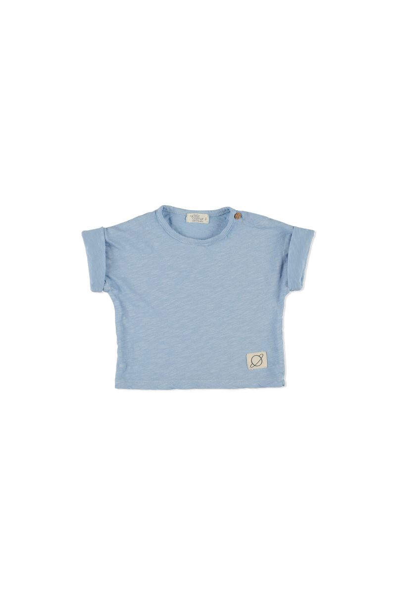 Slub Basic Baby T-Shirt | Blue
