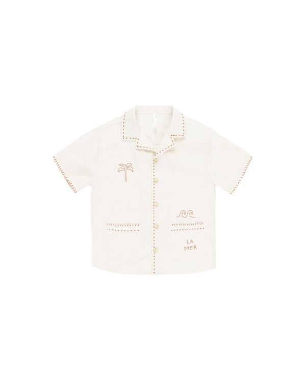 Lapel Collar Shirt | La Mer