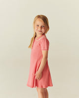 Knitted Peplum Dress | Pink