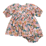 Baby Girls Evelyn Dress Set | Watercolor Floral