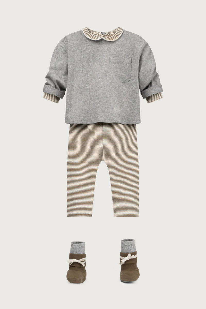 Baby Collar Onesie | Woody Cream