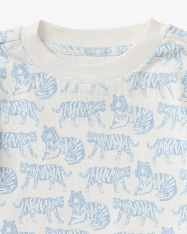 Pajama Set Tiger | Sky
