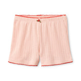 Liva Pointelle Shorts | Soft Rose