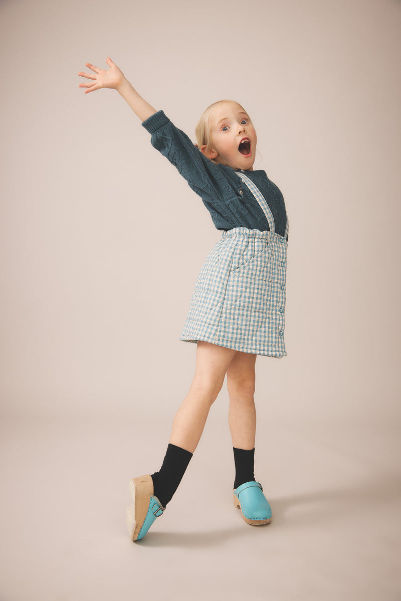 Harlyn Pinafore | Gingham, Oasis