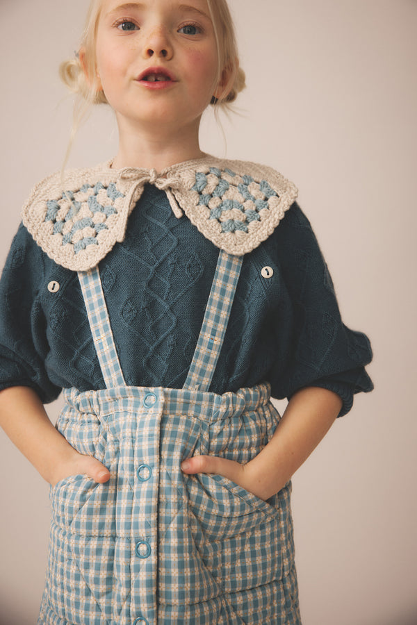 Harlyn Pinafore | Gingham, Oasis