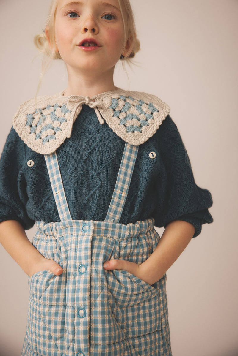 Harlyn Pinafore | Gingham, Oasis