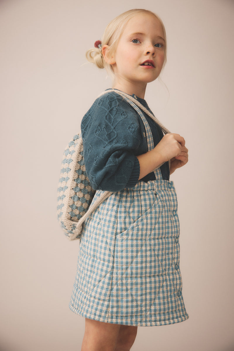 Harlyn Pinafore | Gingham, Oasis