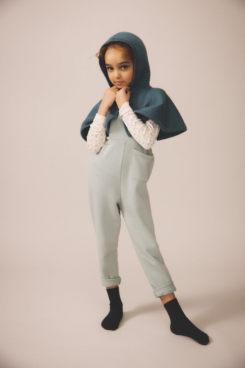 Pouf Tee | Calico Print Pointelle - Oasis