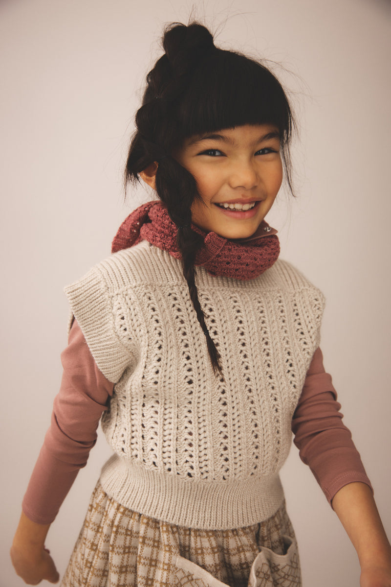 Snap Turtleneck | Cherry