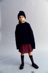 Martina Skirt | Galactic Red Check