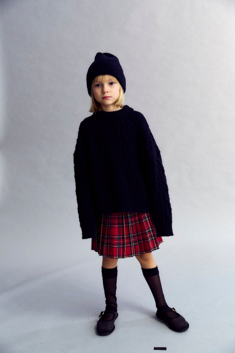 Martina Skirt | Galactic Red Check