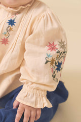 Little Luna Set | Ivory / Bijou Blue Corduroy