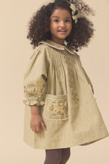 Marie Dress | Faded Moss