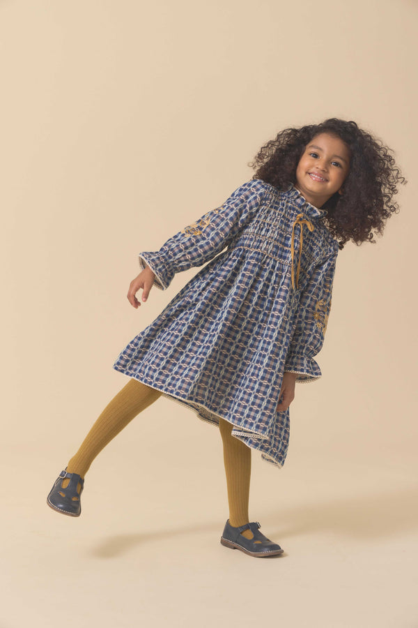Parvati Dress | Double-Sided Yarn Dye